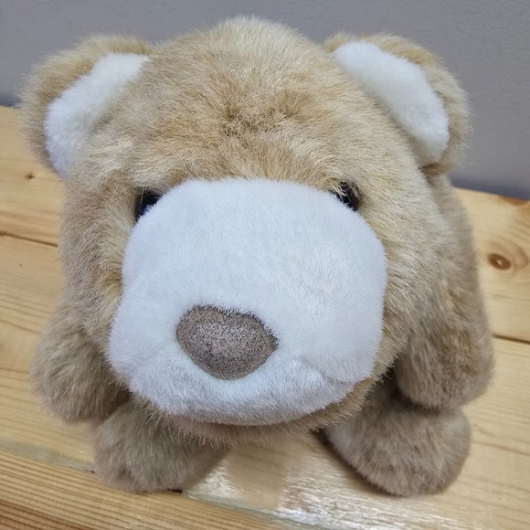 Gund Snuffles Bear Plush Light Brown Bean Bag 10” Sitting Stuffed Animal - Picture 4 of 12